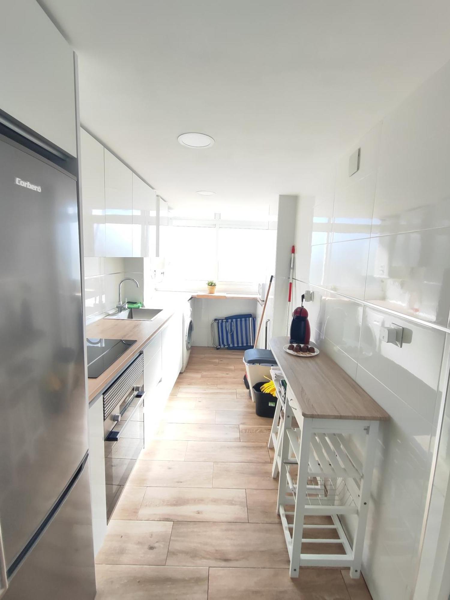 Apartamento Malaga 300 Metros De La Playa Luaran gambar