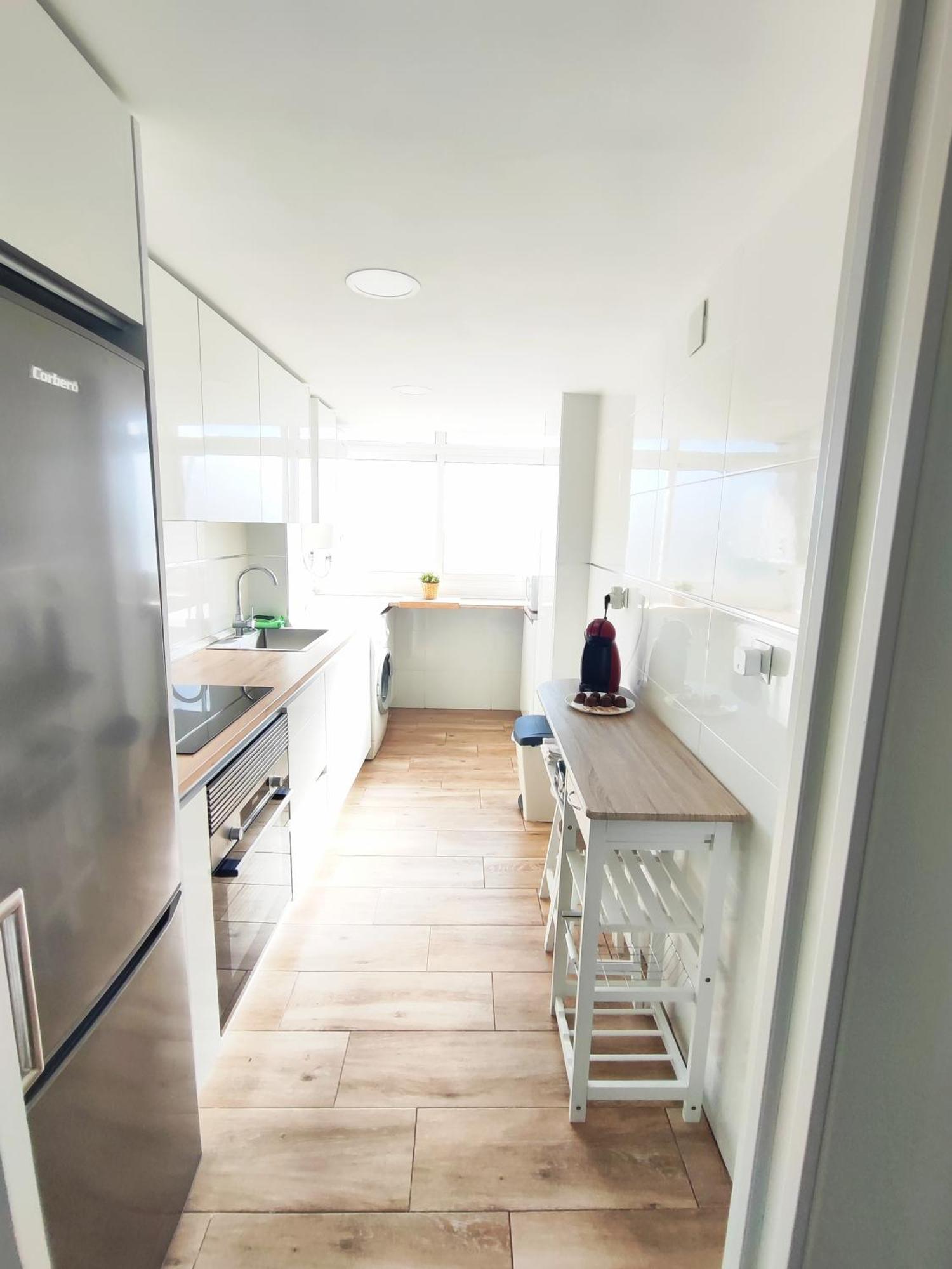 Apartamento Malaga 300 Metros De La Playa Luaran gambar